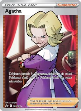 Agatha 186/233 — Pokémon Règne de Glace (CRE)