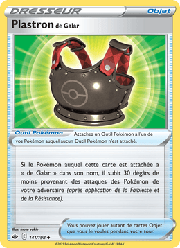 Plastron de Galar 141/233 Pokémon Règne de Glace (CRE)