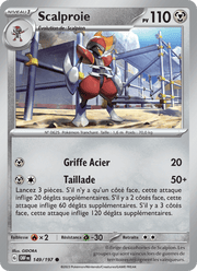 Scalproie 149/230 Pokémon Flammes Obsidiennes (EV03)