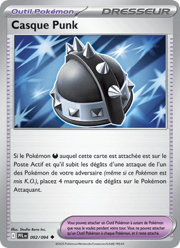 Casque Punk 092/130 Pokémon Flammes Fantasmagoriques (ME02)