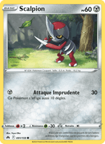 Scalpion 091/160 Pokémon Zénith Suprême (CRZ)