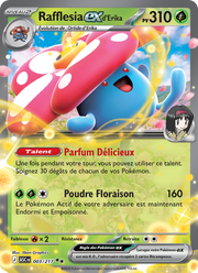 Rafflesia-ex d'Erika - Erika's Vileplume ex - Héros Transcendants 003