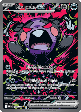 Morpeko-ex 117/120 Pokémon Nuit Noire (ME05)