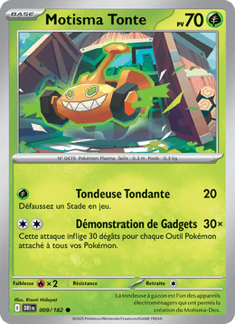 Motisma Tonte 009/244 Pokémon Rivalités Destinées (EV10)