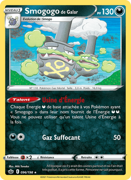 Smogogo de Galar 96/233 Pokémon Règne de Glace (CRE)