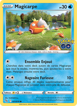 Magicarpe 021/88 Pokémon Pokémon GO