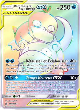 Ramoloss et Psykokwak GX 239/258 — Pokémon Harmonie des Esprits (UNM)