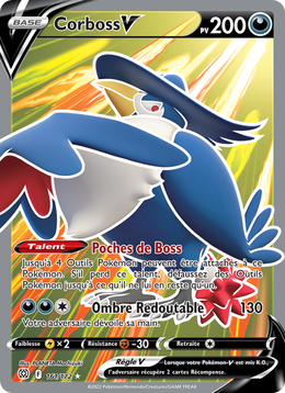 Corboss V 161/216 Pokémon Stars Étincelantes
