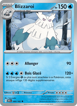 Blizzaroi 060/244 Pokémon Rivalités Destinées (EV10)