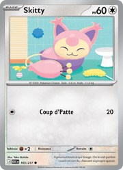 Skitty 165/295 Pokémon Héros Transcendants (ME2.5)