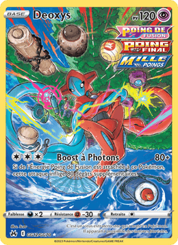 Deoxys GG12/160 Pokémon Zénith Suprême (CRZ)