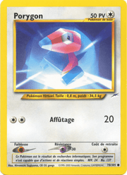 Porygon 78/113 Pokémon Neo Destiny (N4)