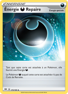 Énergie Darkness Repaire 175/201 Pokémon Ténèbres Embrasées