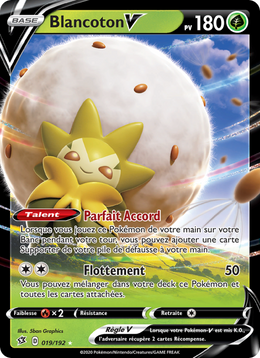 Blancoton V 19/209 Pokémon Clash des Rebelles
