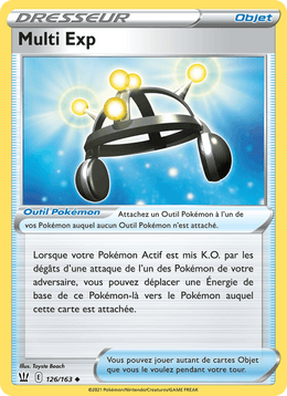 Multi Exp 126/183 Pokémon Styles de combat (BST)