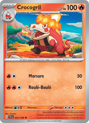 Crocogril 037/258 Pokémon Écarlate et Violet (EV01)