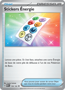 Stickers Énergie 159/207 Pokémon 151 (MEW)