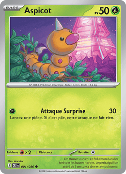 Aspicot 001/122 Pokémon Chaos Ascendant (ME04)