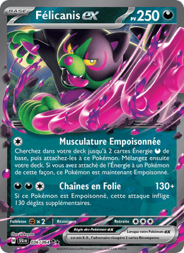 Félicanis-ex 036/99 Pokémon Fable Nébuleuse (EV6.5)