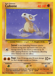 Cubone 70/130 Pokémon Base Set 2 (B2)