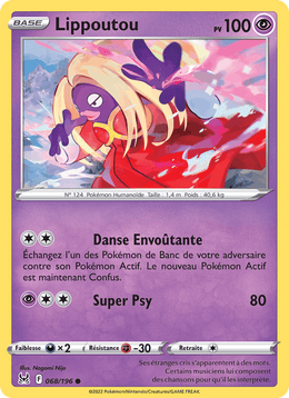 Lippoutou 068/217 Pokémon Origine Perdue (LOR)