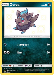 Zorua SV25/94 — Pokémon Destinées Occultes Coffre Étincelant (SMA)