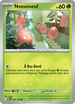 Noeunoeuf 004/188 Pokémon Méga-Évolution (ME01)