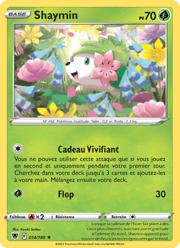 Shaymin 014/216 Pokémon Astres Radieux (ASR)