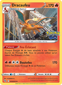 Dracaufeu 010/88 Pokémon Pokémon GO