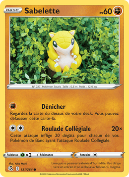 Sabelette 131/284 Pokémon Poing de Fusion (FST)