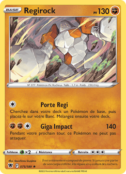 Regirock 075/216 Pokémon Astres Radieux (ASR)