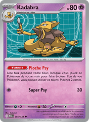 Kadabra 055/188 Pokémon Méga-Évolution (ME01)