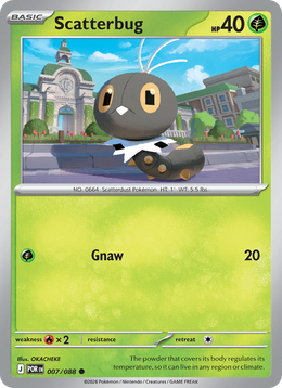 Lépidonille 7/88 — Pokémon Équilibre Parfait (ME03)