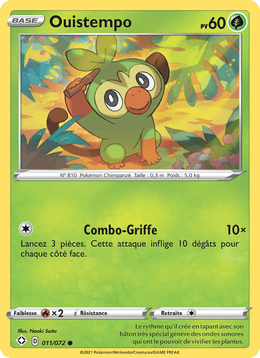 Ouistempo 11/73 Pokémon Destinées Radieuses (SHF)