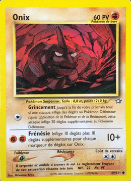 Onix 69/111 Pokémon Neo Genesis (N1)