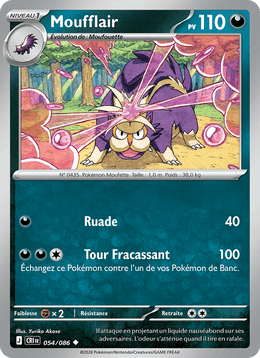 Moufflair 054/122 Pokémon Chaos Ascendant (ME04)