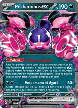 Pêchaminus-ex 039/99 Pokémon Fable Nébuleuse (EV6.5)