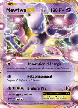Mewtwo EX 52/113 — Pokémon Évolutions (EVO)