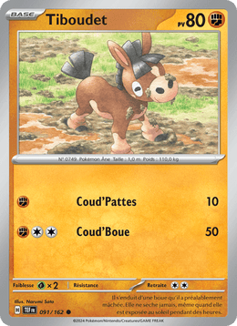 Tiboudet 091/218 Pokémon Forces Temporelles (EV05)