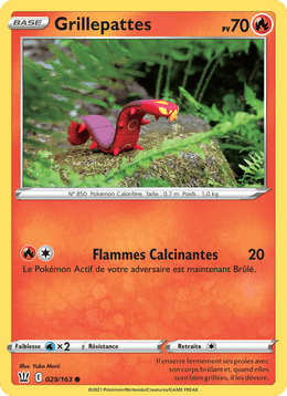 Grillepattes 29/183 Pokémon Styles de combat (BST)
