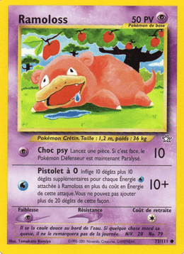 Ramoloss 73/111 Pokémon Neo Genesis (N1)