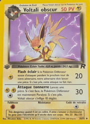 Voltali obscur 38/83 Pokémon Team Rocket (RO)