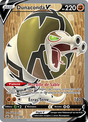 Dunaconda V 175/233 — Pokémon Règne de Glace (CRE)