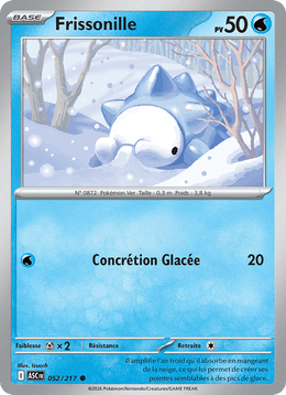 Frissonille 052/295 Pokémon Héros Transcendants (ME2.5)