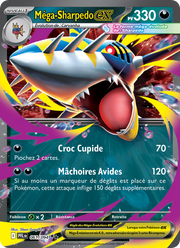 Méga-Sharpedo-ex - Mega Sharpedo ex - Flammes Fantasmagoriques 061