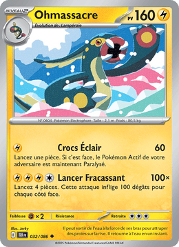 Ohmassacre 032/172 Pokémon Foudre Noire (BLK)