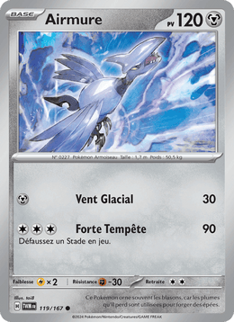 Airmure 119/226 Pokémon Mascarade Crépusculaire (EV06)
