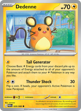 Dedenne 29/88 — Pokémon Équilibre Parfait (ME03)