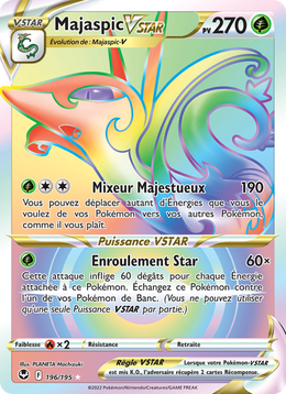 Majaspic VSTAR 196/245 — Pokémon Tempête Argentée (SIT)