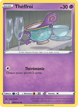 Théffroi 89/216 Pokémon Épée et Bouclier